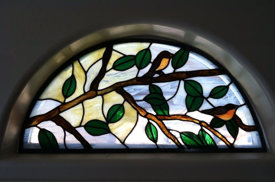 Витраж полукруглый