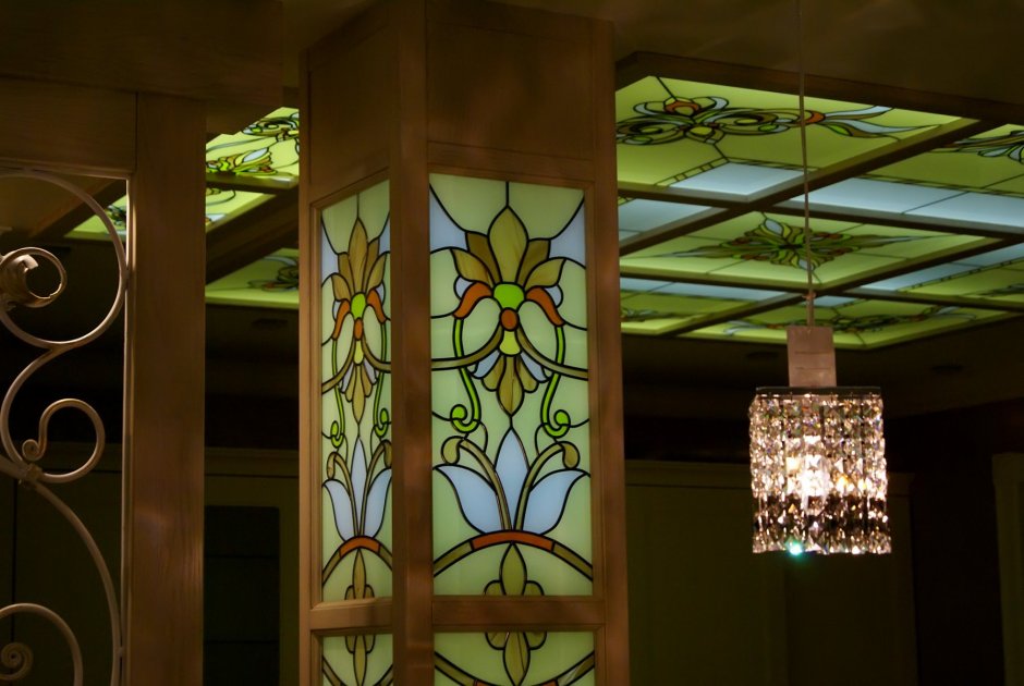 Витражи из витражной пленки