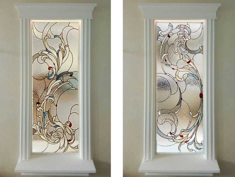 Заливной витраж арт деко