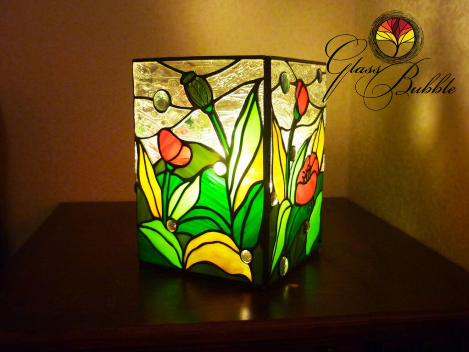 Витражные лампы Тиффани