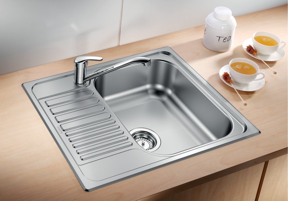 Мойка Blanco tipo 45s Mini нержавеющая сталь декор