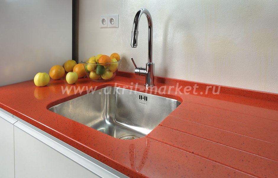 Мойка из агломерата для кухни