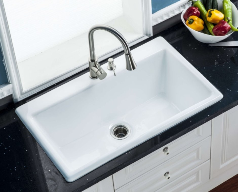 Мойка Riva раковина белая в22