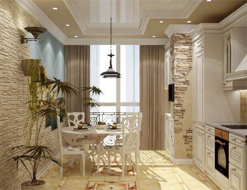 Декорирование стен искусственным камнем