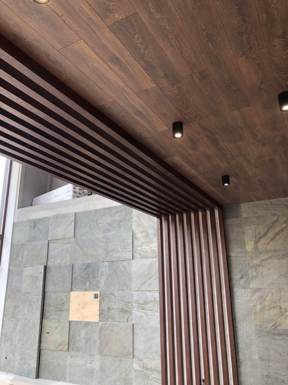 Деревянные рейки на стену и потолок