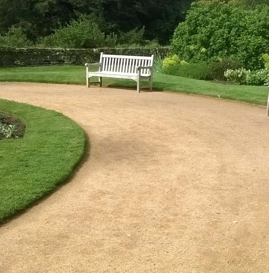 Высевки гранитные дорожка