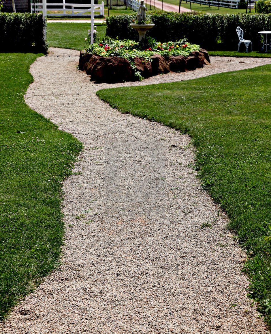 Дорожки из щебня