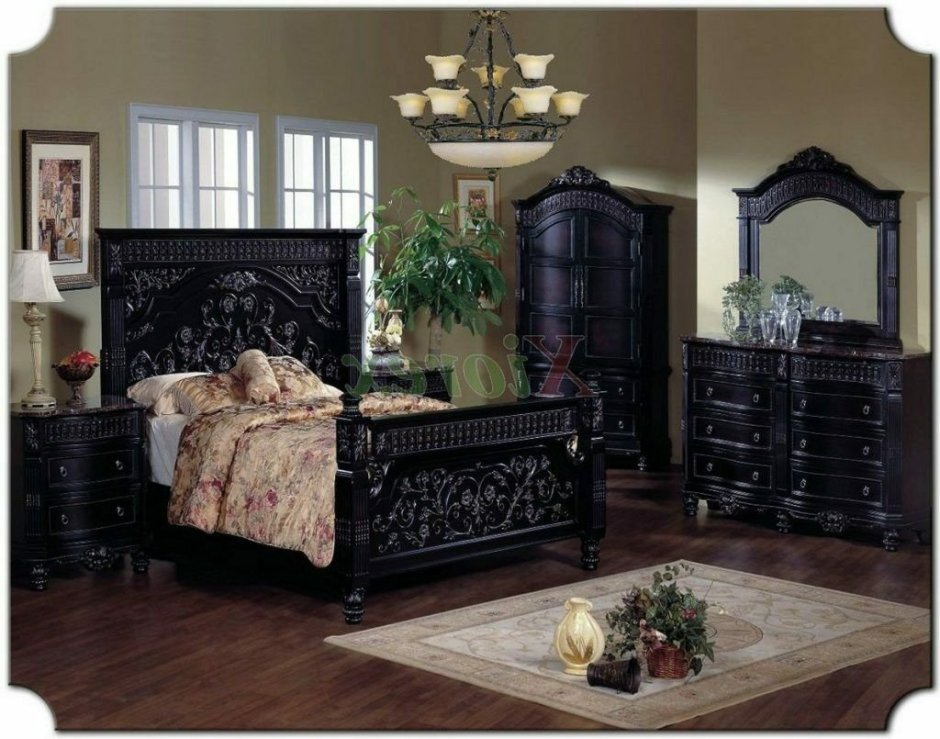 Изголовье кровати Готика викторианство