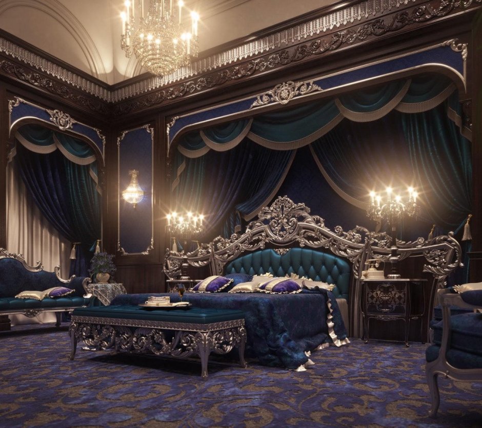 Кровать в готическом стиле