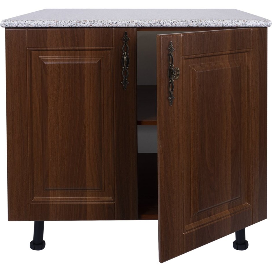 Шкаф напольный орех р 85х80 см МДФ цвет орех 80 на 60