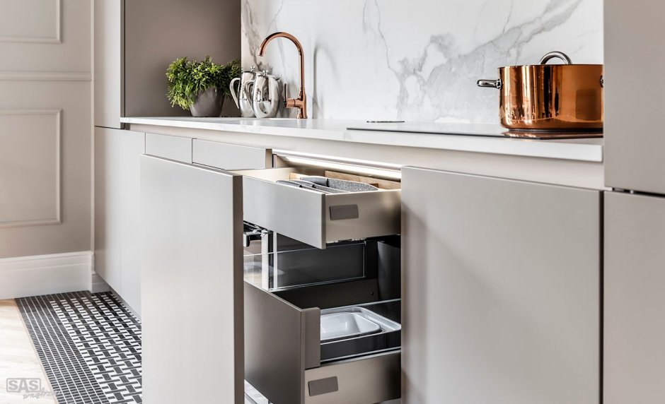 Потайной ящик на кухне