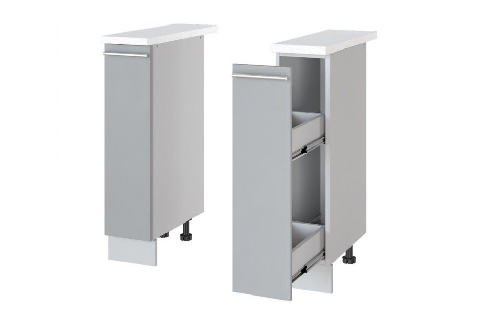 Монс шкаф Нижний бутылочница 200