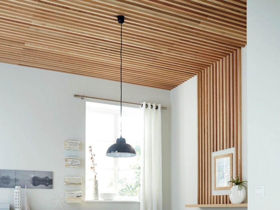 Декоративные потолочные рейки