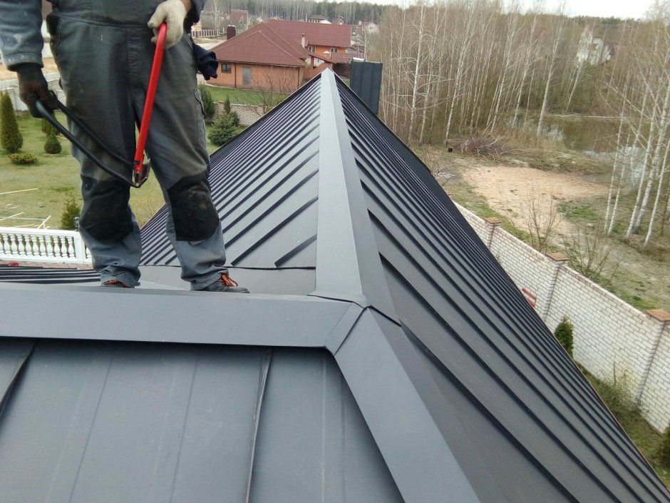 Фальцевая кровля двойной фальц