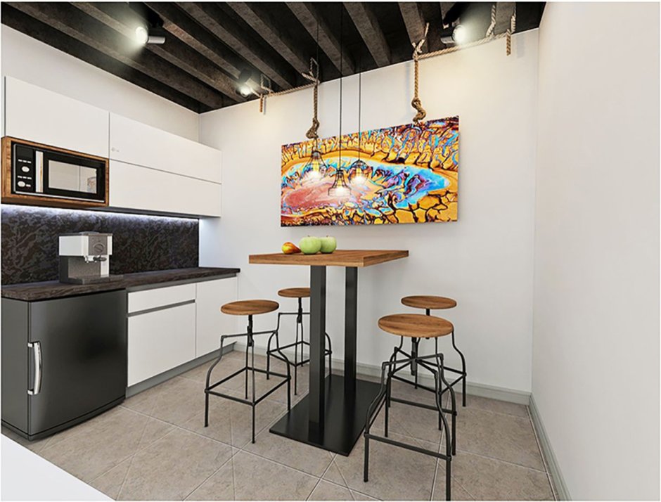 Барная стойка из кирпича