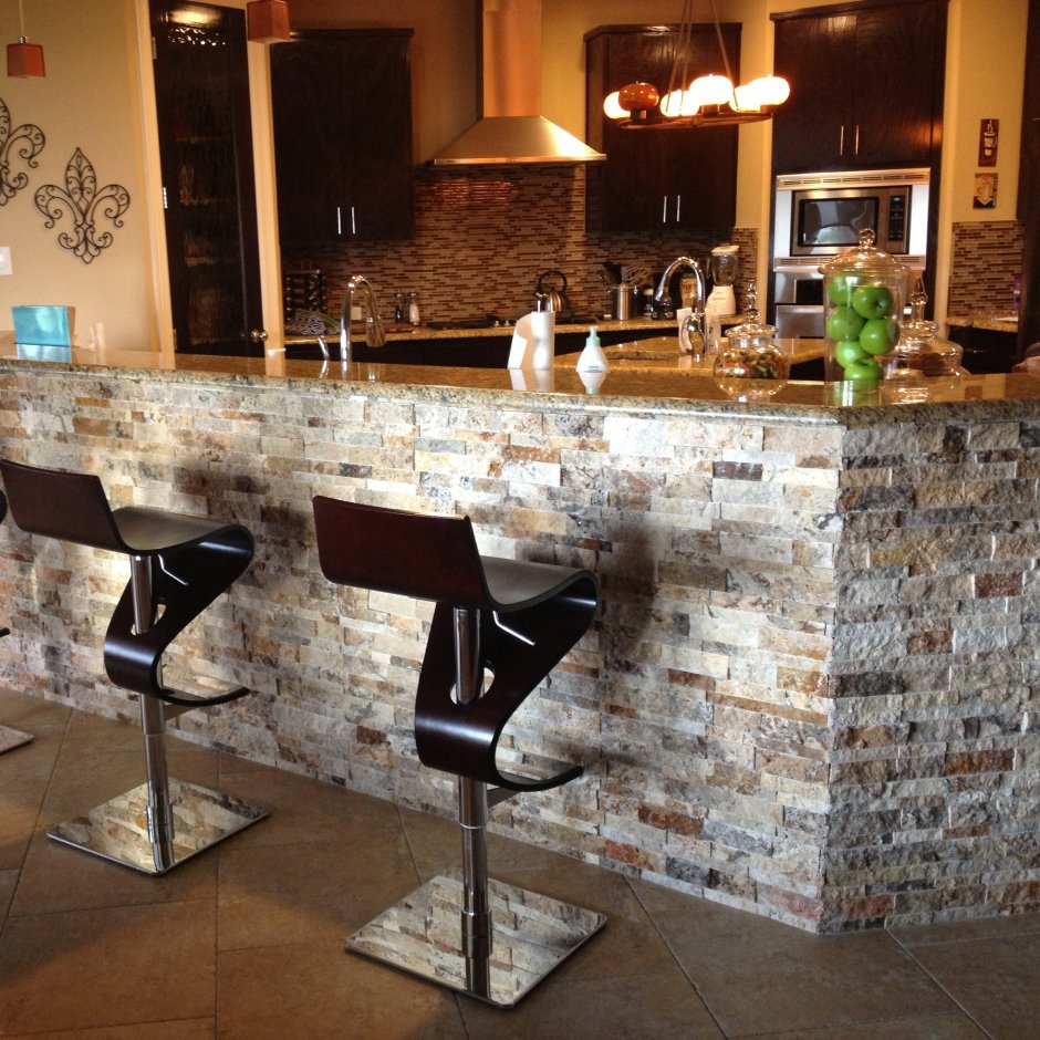 Барная стойка из мрамора