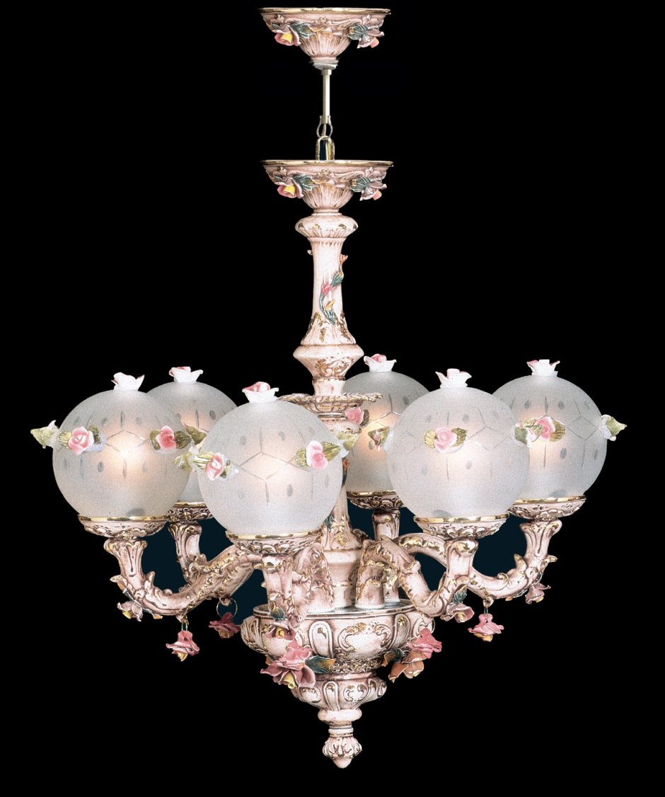 Люстра Каподимонте фарфор