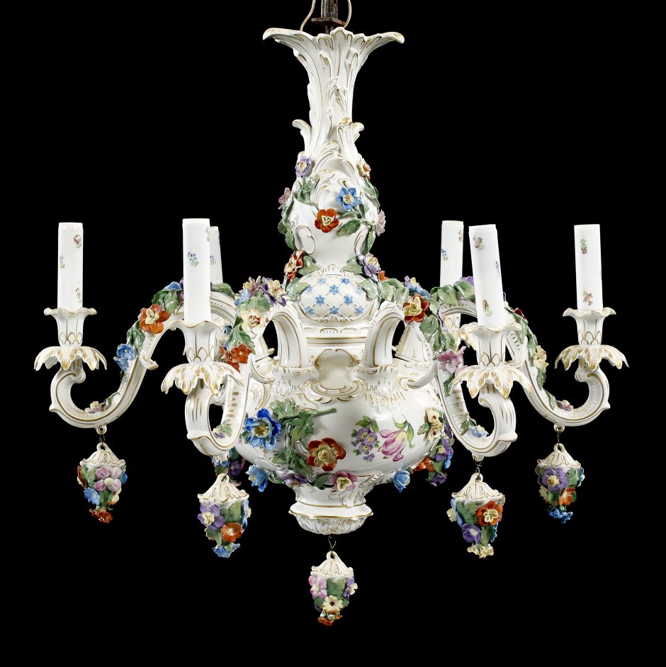 Люстра Каподимонте антикварная