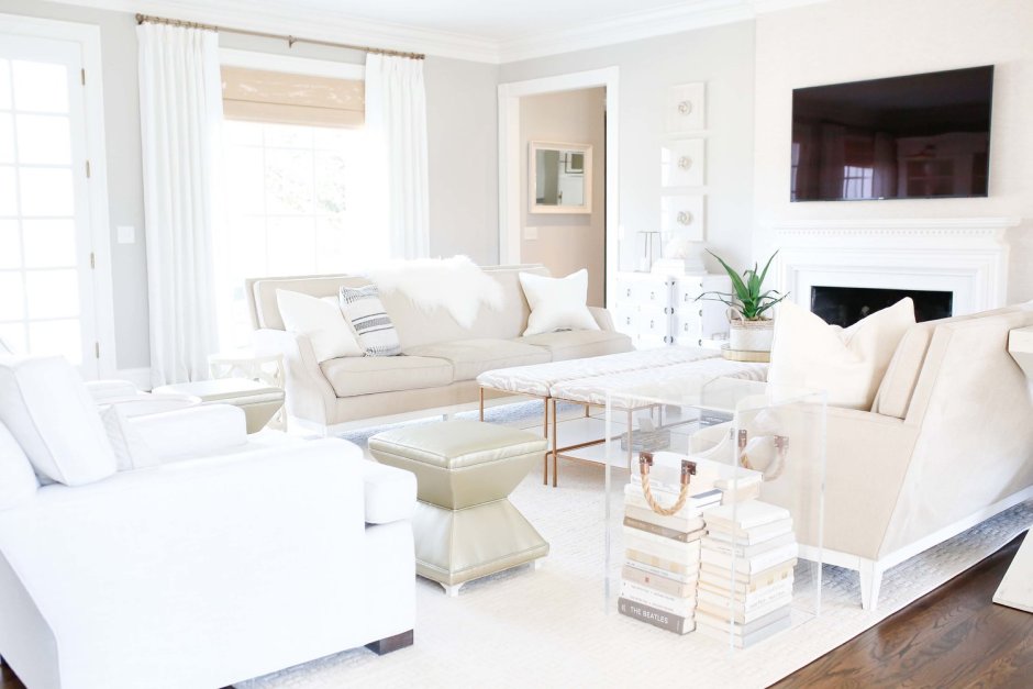 Гостиная белый