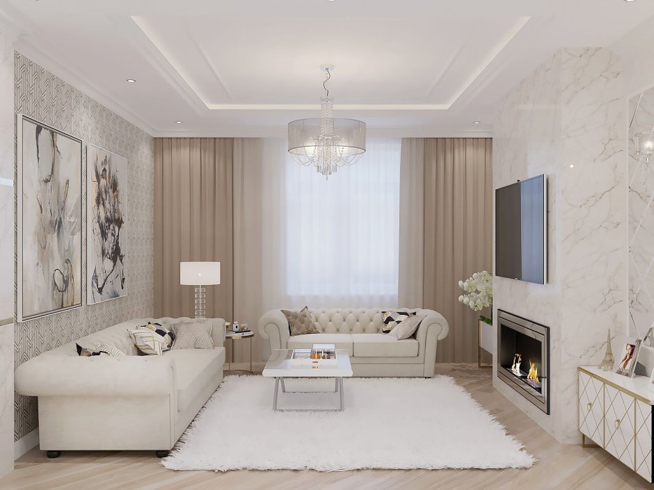 Орнамент Меандр в интерьере