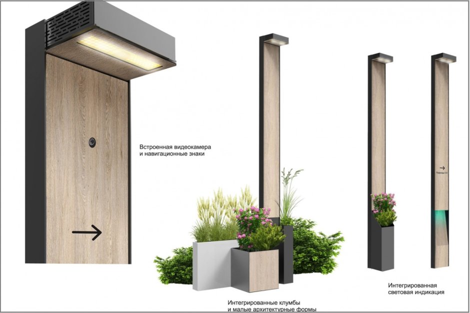 Малые архитектурные формы светильники