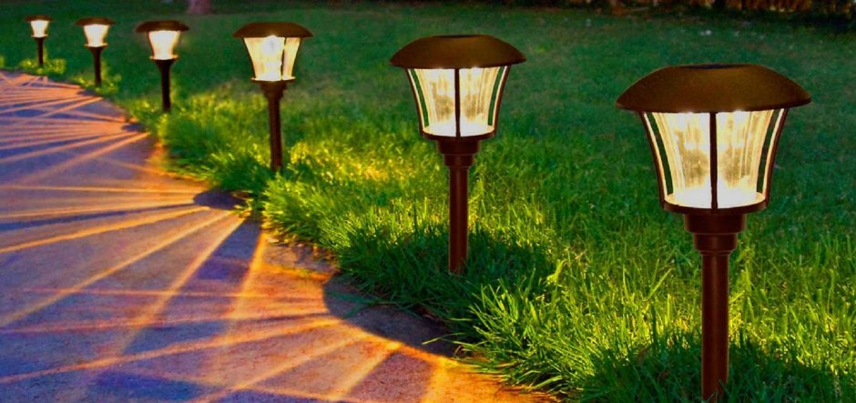 V sadu освещения