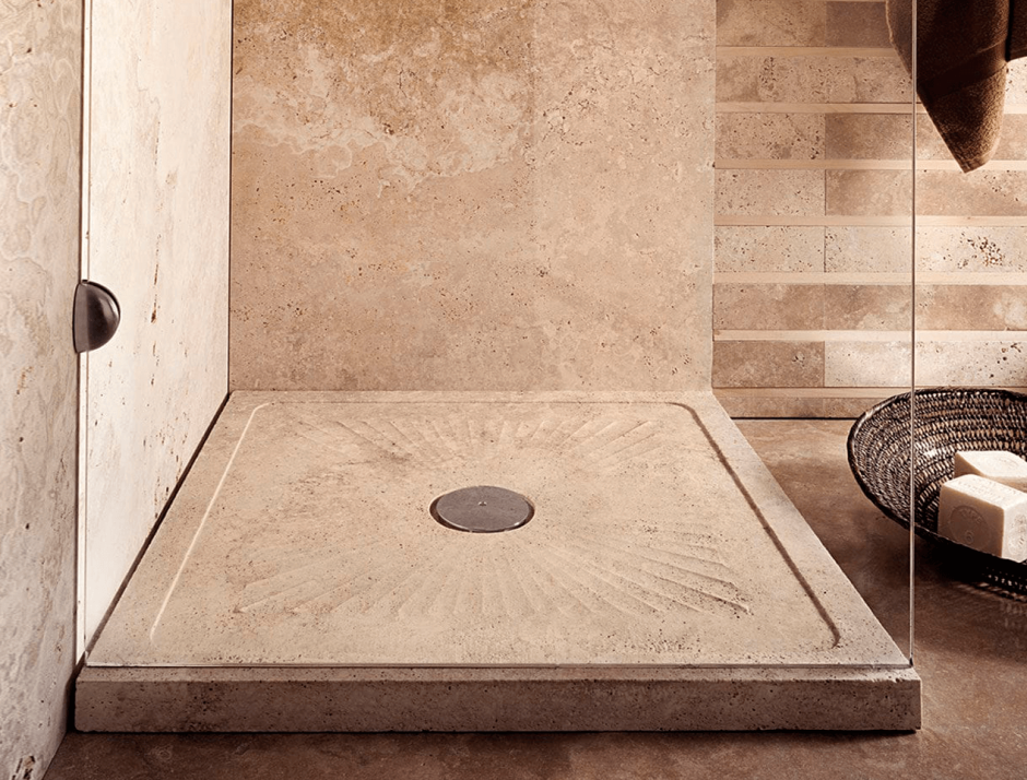 Поддоны из кафеля для душевой кабины