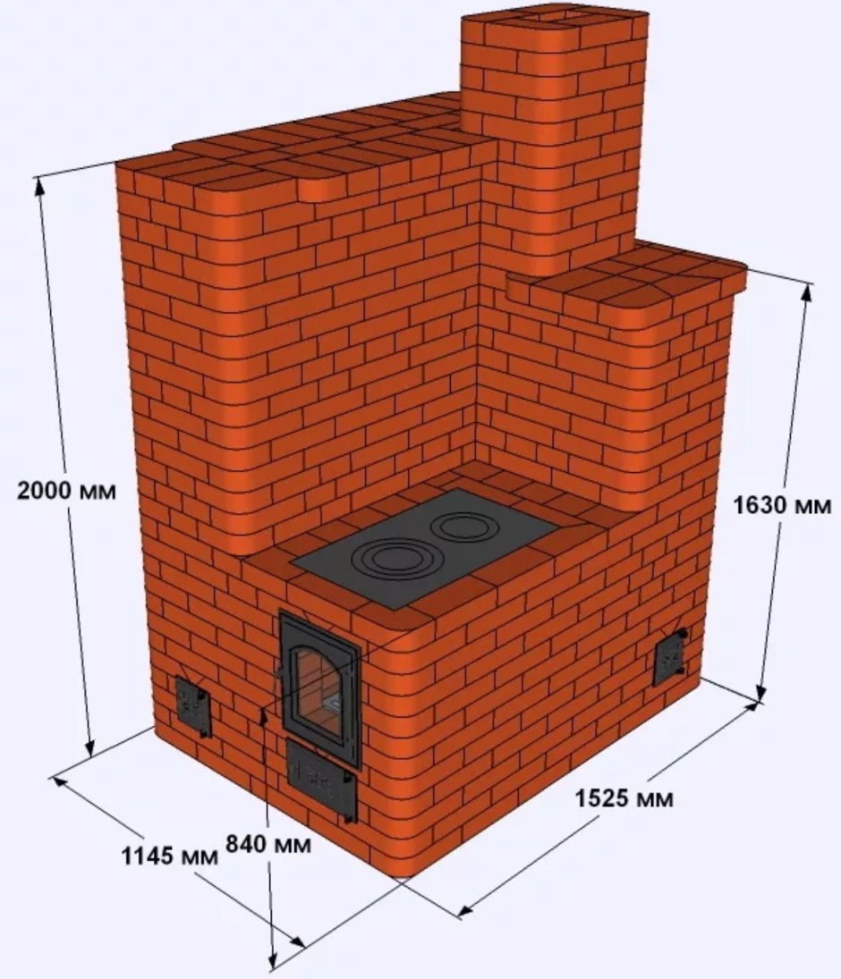 Колпаковая печь камин