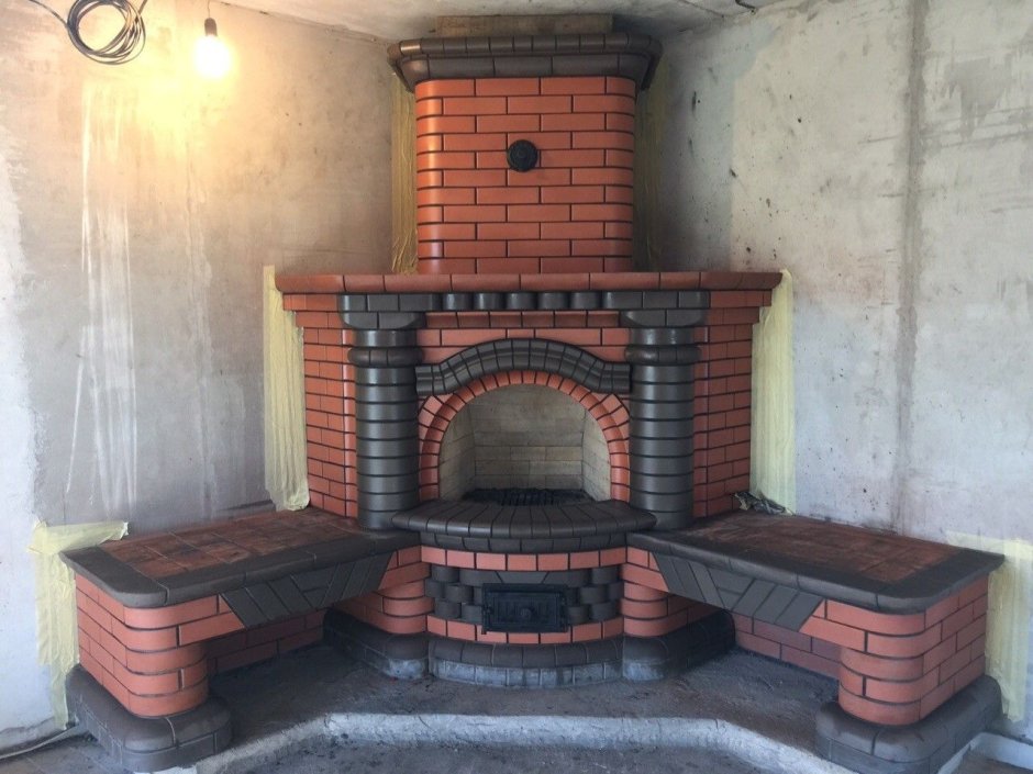 Отопительно варочная печь 3 на 3.5 кирпича порядовка
