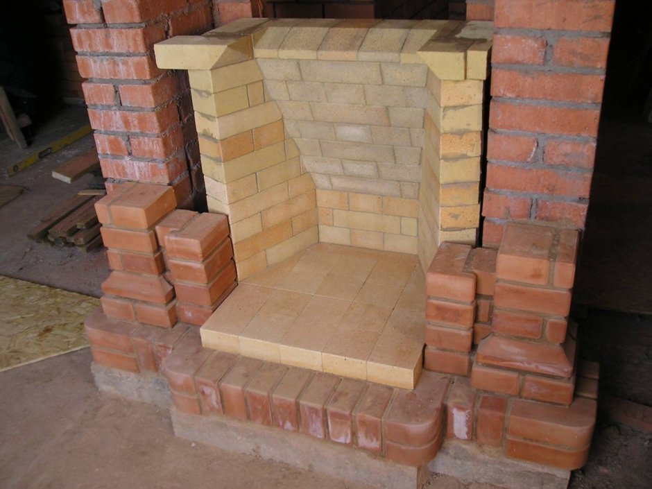 Отопительная кирпичная печь 100кв