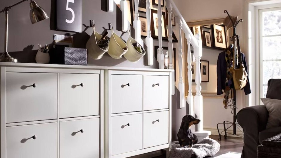 Место для хранения рюкзаков