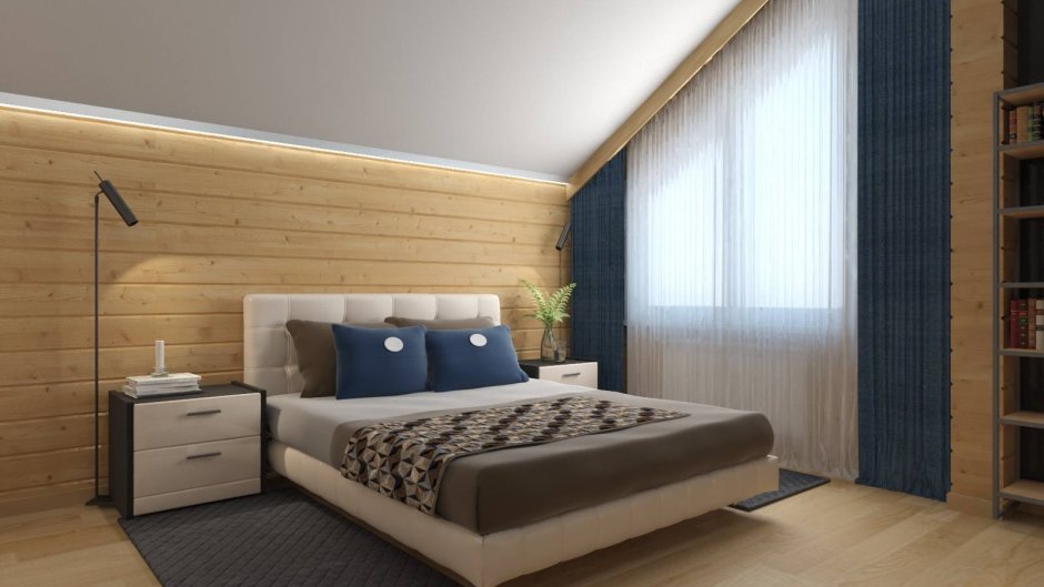 Имитация бруса 145 мансарда