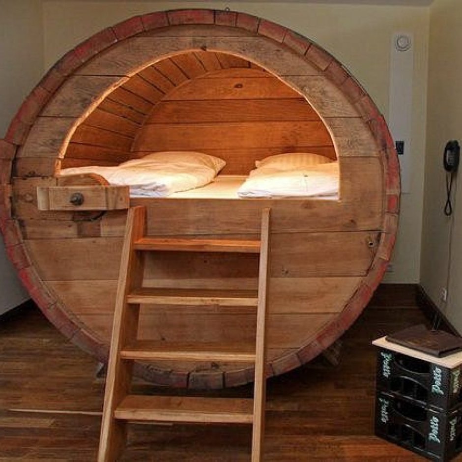 Кровать Инь Янь круглая