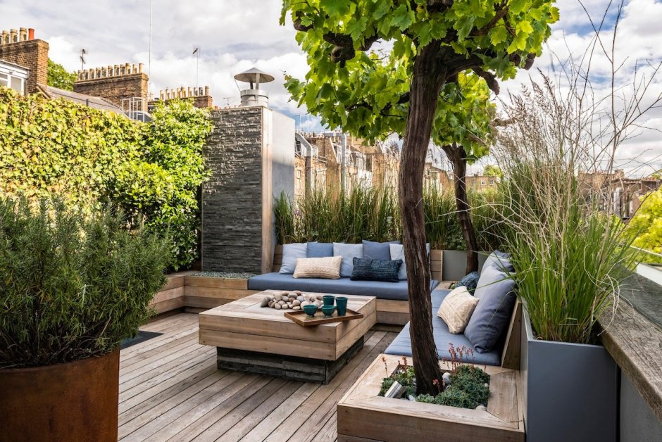 Интерьер маленькой веранды