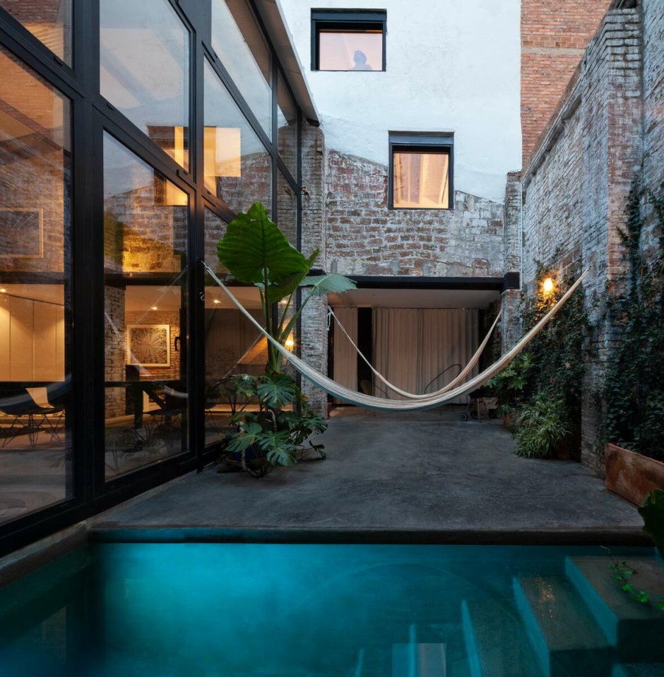 Современные дома с внутренним двориком