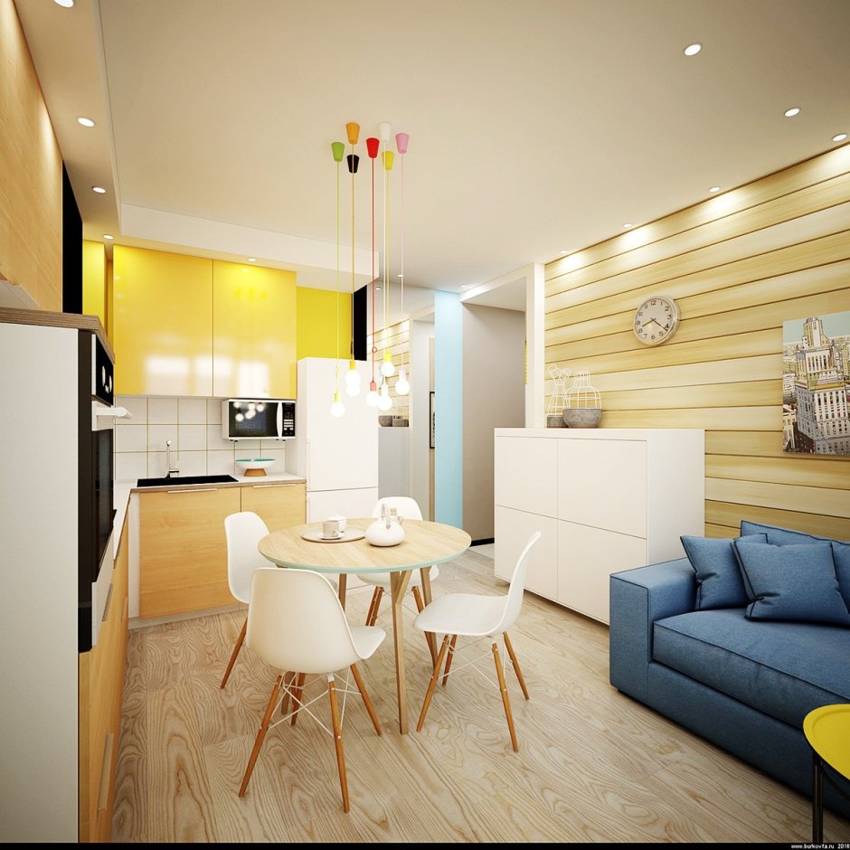 Кухня гостиная 15 кв планировка