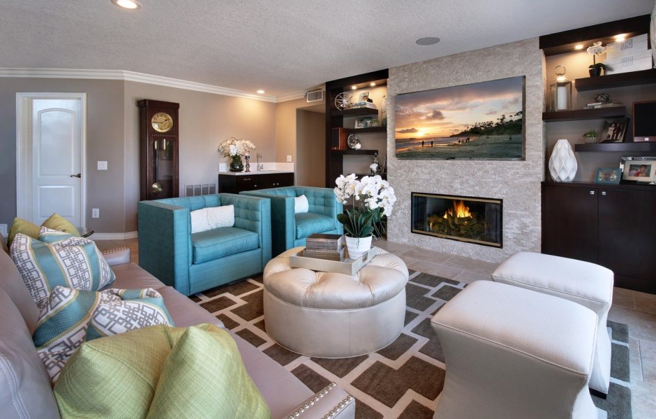 Кухня с гостинной 18кв м интерьер планировка