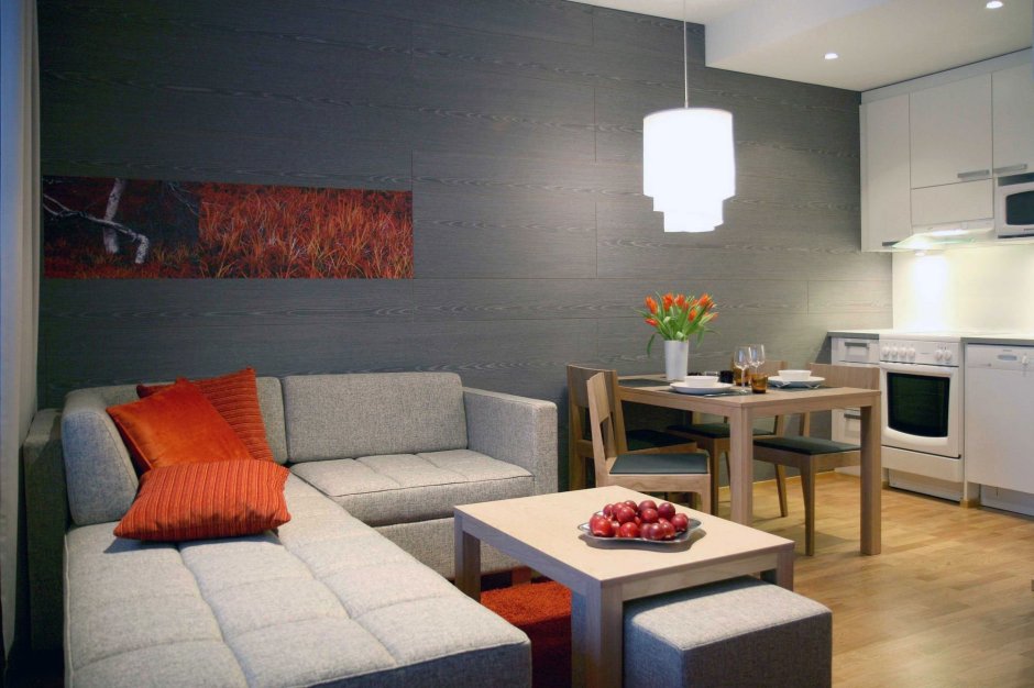 Кухня гостиная икеа