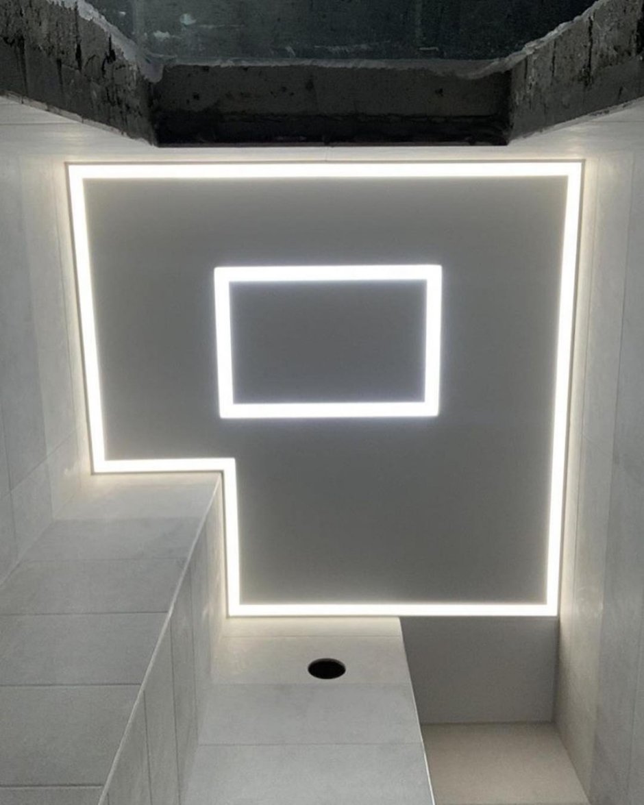 Контурная подсветка потолка