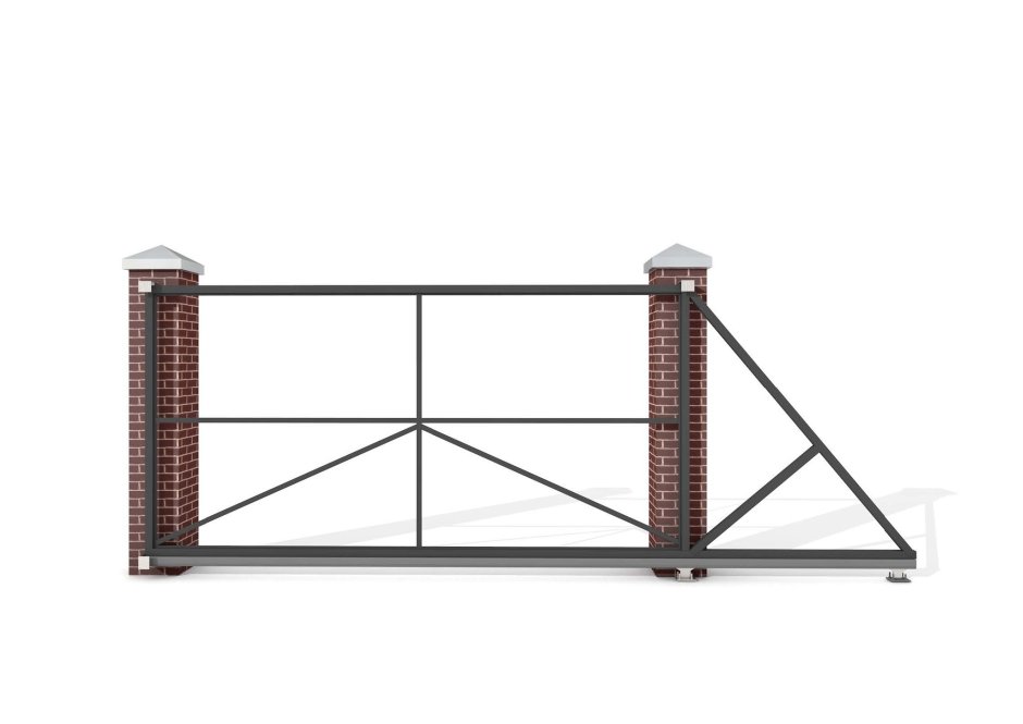 Откатные ворота 3500 2000
