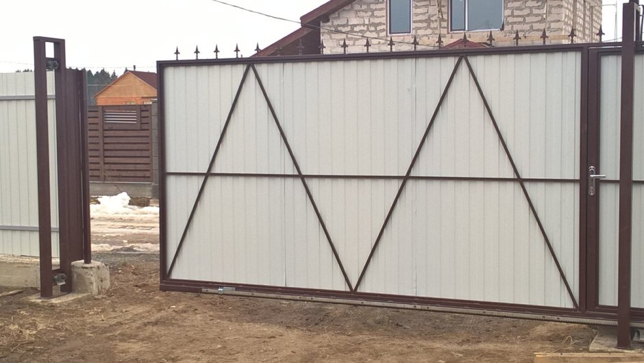 Откатные ворота 5000 2000