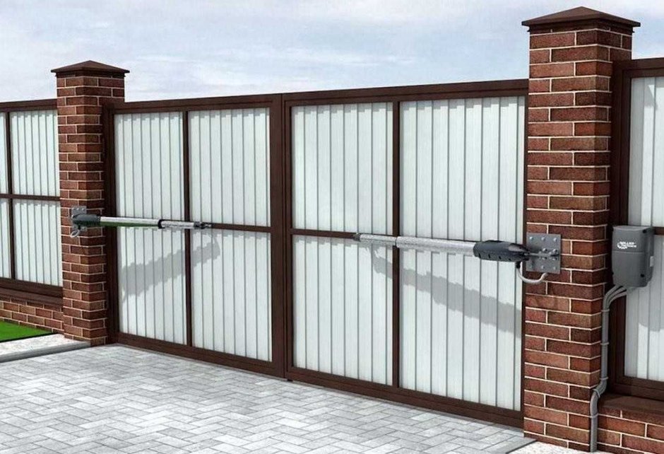 Распашные гаражные ворота Дорхан