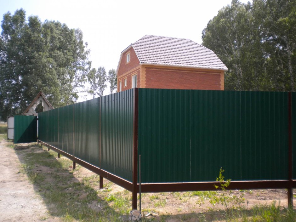 Забор из профлиста