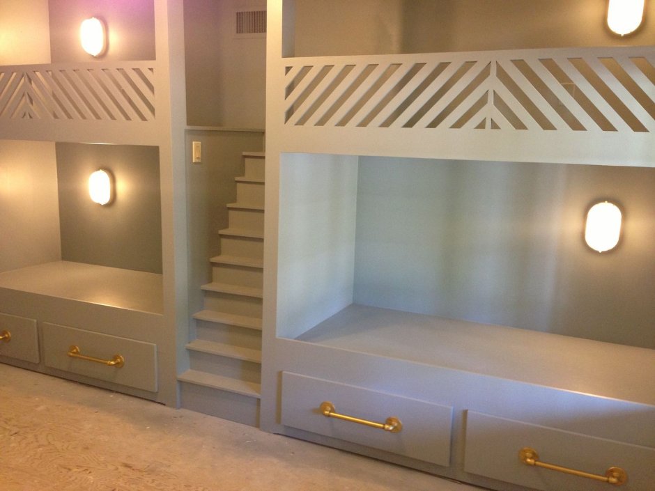 Подсветка двухъярусной кровати