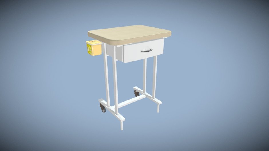 Столик-тележка медицинский малый ярусный СТМПМ-01-«ЕЛАТ», исп. 7