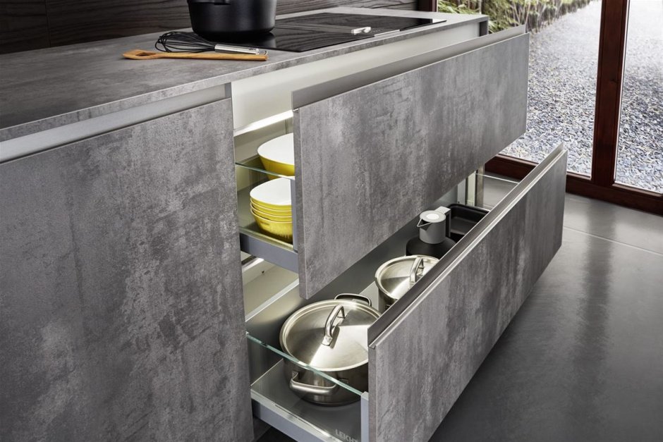 Кухонные фасады из нержавейки