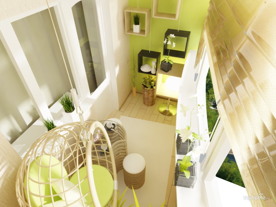 Обустройство балкона