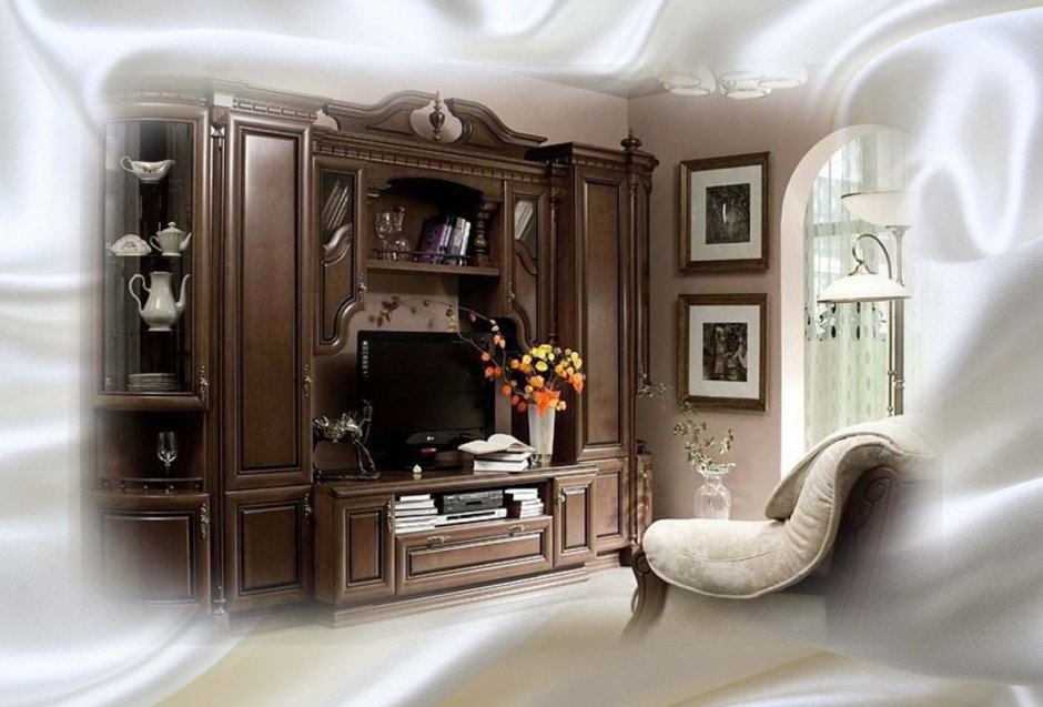 Мебель для гостиной классика