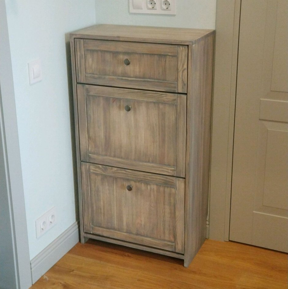 Обувница деревянная