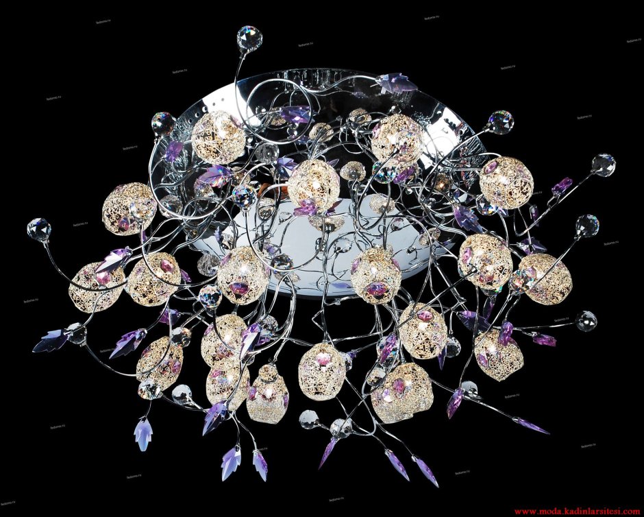 Винтажная люстра светодиодная